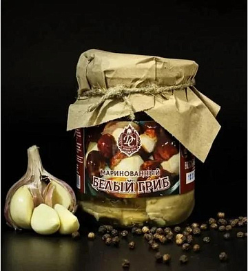 Фото Белый гриб маринованный